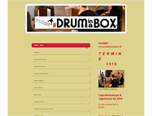 Tablet Screenshot of cajon-drumbox.de